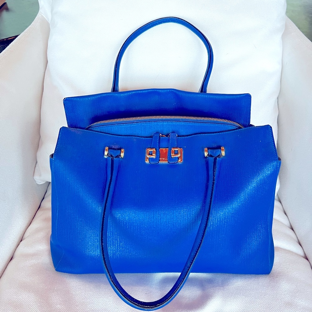 Large Leather Furla Tote